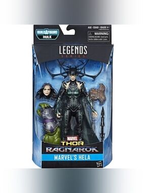 Marvel Legends Thor Ragnarok Hela Action Figure Hulk Build a Figure
